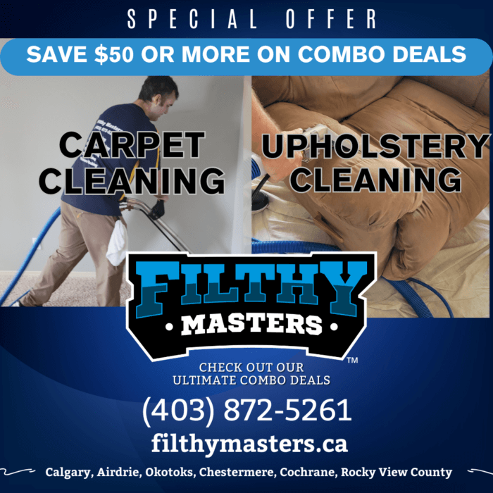 combo deals for carpet and upholstery cleaning