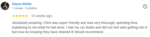 vehicle decontamination Testimonial from Vulcan Alberta